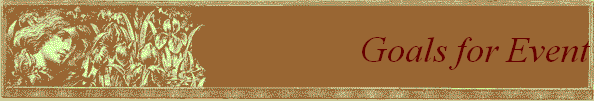 Goals for Event